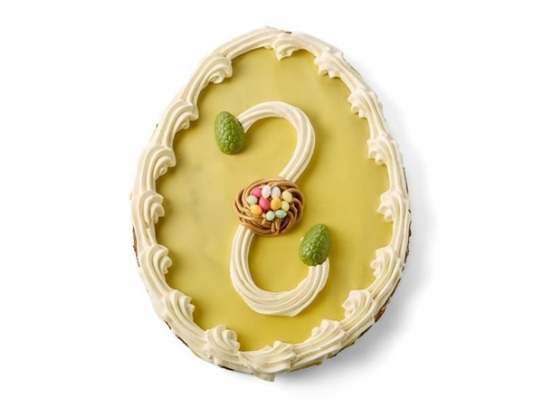 Paasei creme opgespoten