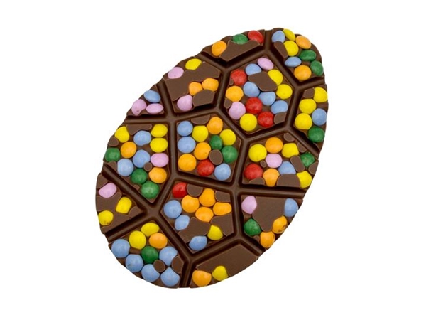 Paas Chocolade EI Smarties plak